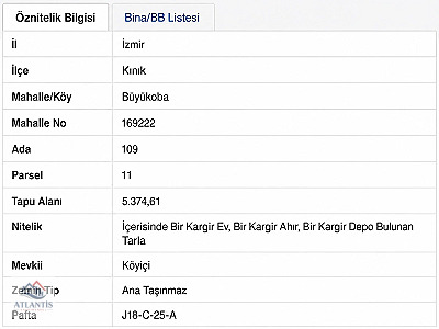 İZMİR KINIK BÜYÜKOBADA BARAJ PROJESİNE YAKIN 5.374 M² ARAZİ